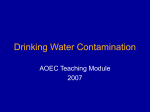 Water Contamination - Association of Occupational and