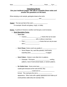 Classifying Rocks