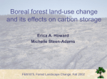 boreal forest here - Forest Landscape Ecology Lab