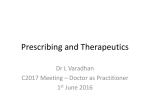 Prescribing and Therapeutics