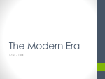 The Modern Era Review