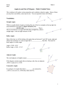 Homework: Polygon Angle Sums