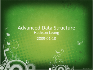 Advanced Data Structure
