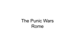 The Punic Wars Rome