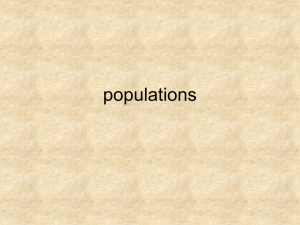1. populations