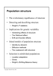Population structure
