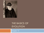 The Basics of Evolution - Eaton Community Schools