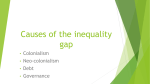 Causes of the inequality gap