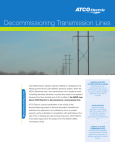 Decommissioning Transmission Lines