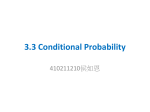 3.3 Conditional Probability