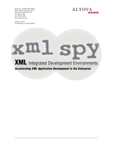 XML Integrated Development Environments