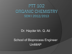 PTT102 Aldehydes and Ketones