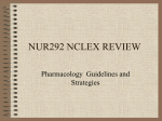NUR292 NCLEX REVIEW