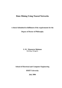 Data Mining Using Neural Networks