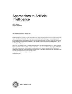 Approaches to Artificial Intelligence