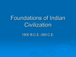 Foundations of Indian Civilization