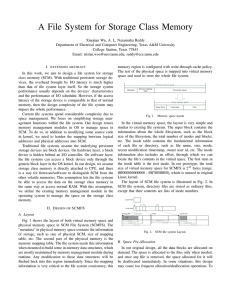 A File System for Storage Class Memory