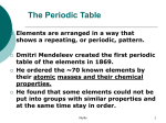Ch 5: Periodiciy 2