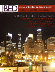 Journal of Building Enclosure Design (JBED)