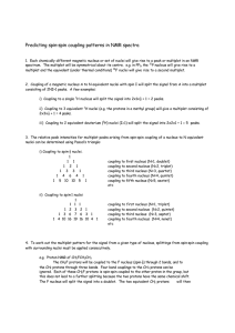 Predicting spin-spin coupling patterns in NMR spectra