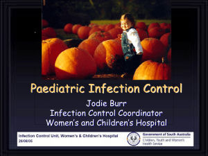 Infection Control - Women`s and Children`s Hospital