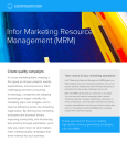Infor Marketing Resource Management (MRM)