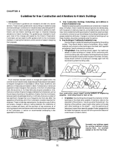 Guidelines for New Construction and Alterations to Historic Buildings