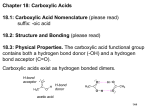 Carboxylic Acid Nomenclature