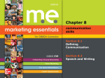 Marketing Essentials_ Chapter 8_ Communication