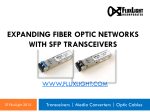 Expanding Fiber Optic Networks with SFP Transceivers