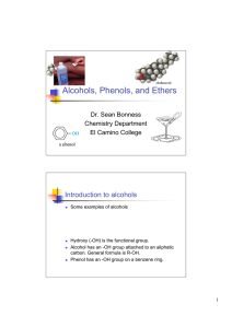 Alcohols, Phenols, and Ethers
