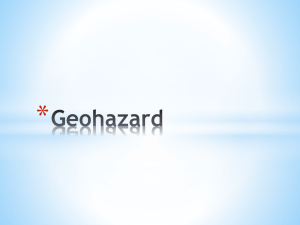 Geohazards