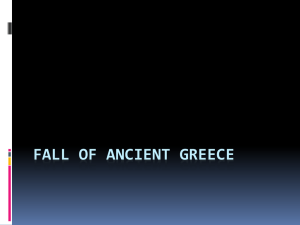 Fall of Ancient Greece