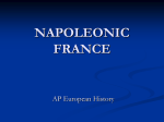 napoleonic france - Montgomery County Public Schools