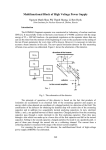 Multifunctional Block of High Voltage Power Supply