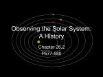 Observing the Solar System: A History