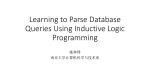 Learning to Parse Database Queries Using Inductive