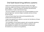Oral lipid-based drug delivery systems