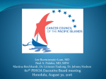 Cancer Council of the Pacific Islands Next Steps and