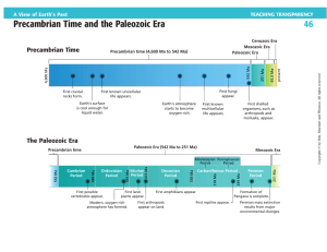Precambrian Time and the Paleozoic Era 46