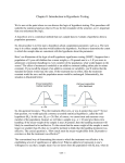 Chapter 8: Introduction to Hypothesis Testing