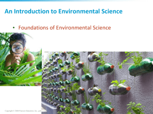Notes - An Intro to Environmental Science