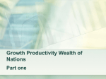 Growth Productivity Wealth of Nations