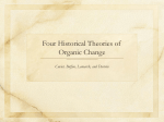 Four Historical Theories of Organic Change