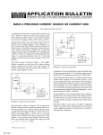 Make A Precision Current Source or Current Sink