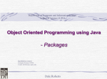 Java Object-Oriented Programming