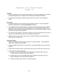 Regulation of the Urinary Bladder Chapter 26