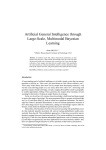Artificial General Intelligence through Large