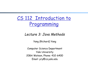 CS 112 Introduction to Programming - Zoo
