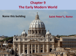 Chapter 09 The Early Modern World
